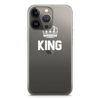 King zwart: iPhone 13 Pro Transparant Hoesje