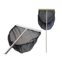 Garnalennet visnet - zwart - fijnmazig - 40 x 25 cm - lengte steel 113 cm Garnalennet visnet - zwart - fijnmazig - 40 x 25 cm - lengte steel 113 cm