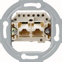 Enzo Kopp inbouw unit isdn cat5 2-voudig
