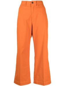 Polo Ralph Lauren pantalon de tailleur à coupe crop - Orange