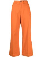 Polo Ralph Lauren pantalon de tailleur à coupe crop - Orange