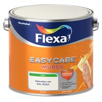 Flexa Easycare Muurverf Mat - RAL 9010 - 2,5 liter - thumbnail