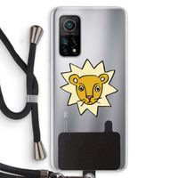 Kleine leeuw: Xiaomi Mi 10T 5G Transparant Hoesje met koord