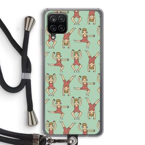 Gymboys: Samsung Galaxy A12 Transparant Hoesje met koord