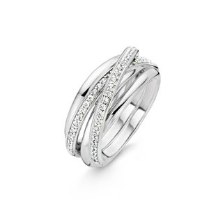 Ti Sento-Milano 12056ZI Ring met zirconia zilver