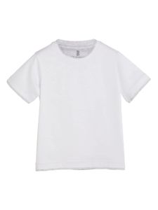 Brunello Cucinelli Kids t-shirt en coton à col rond - Blanc