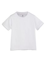 Brunello Cucinelli Kids t-shirt en coton à col rond - Blanc