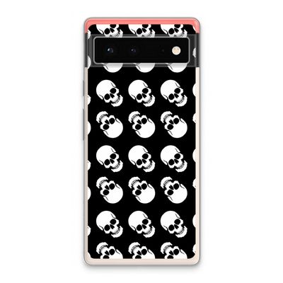 Musketon Skulls: Google Pixel 6 Transparant Hoesje
