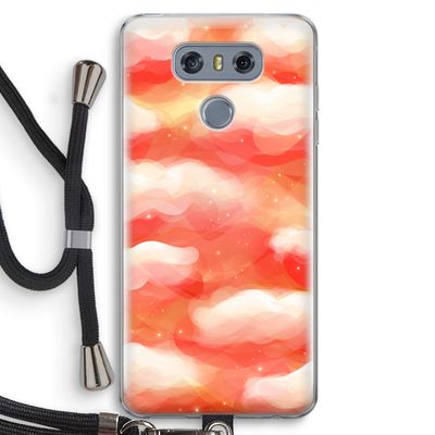 Lichte Wolken: LG G6 Transparant Hoesje met koord