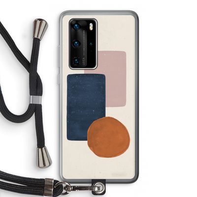 Geo #3: Huawei P40 Pro Transparant Hoesje met koord