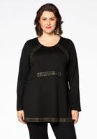 Yoek Tuniek flares | Zwart | Maat 58/60 Yoek Tuniek flares | Zwart | Maat 58/60