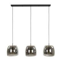 Hoyz Collection - Hanglamp 3L Drift Glass - Smoke Grey Glas