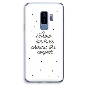 Confetti: Samsung Galaxy S9 Plus Transparant Hoesje