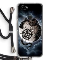 Volle maan: Pixel 3a Transparant Hoesje met koord