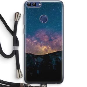Travel to space: Huawei P Smart (2018) Transparant Hoesje met koord