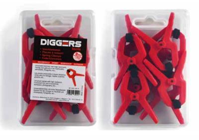 Diggers 2,5cm Waarde Veerklem | 8 stuks - DIG118