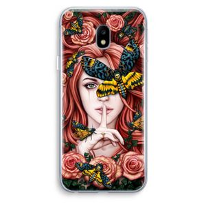 Lady Moth: Samsung Galaxy J3 (2017) Transparant Hoesje