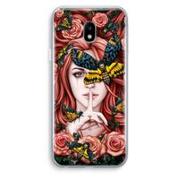 Lady Moth: Samsung Galaxy J3 (2017) Transparant Hoesje