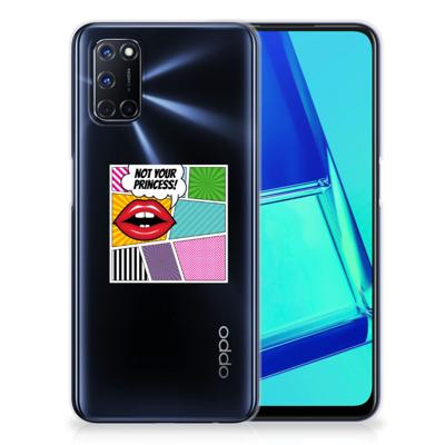 OPPO A52 | A72 | Sillicone Back Cover | Popart Princess