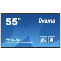Iiyama ProLite LH5575UHS-B1AG Digital Signage display Energielabel: G (A - G) 139 cm 54.6 inch 3840 x 2160 Pixel 24/7