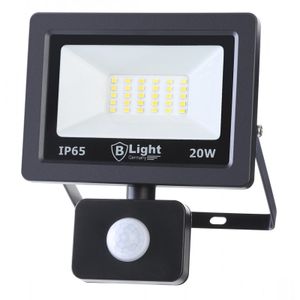 LED spot/schijnwerper met bewegingsmelder 20 watt - IP65 - koel wit (6500 K)