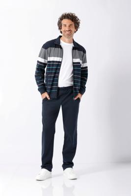 Gestreept heren huispak Hajo interlock