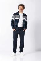 Gestreept heren huispak Hajo interlock