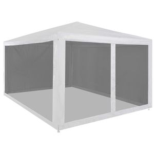 VidaXL Partytent met 4 mesh zijwanden 4x3 m