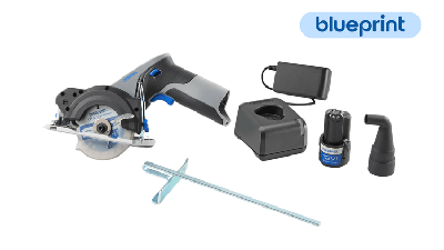 Dremel BluePrint 12V Compactzaag met Geïntegreerde Lasergeleider CS12JA | 12V 2,0Ah Accu + Snellader - F013CS12JA