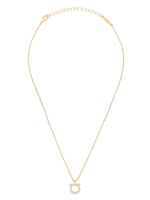 Ferragamo Gancini crystals necklace - Métallisé