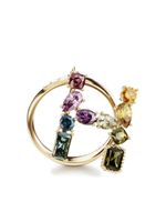 Dolce & Gabbana bague Rainbow Alphabet H en or 18ct - thumbnail