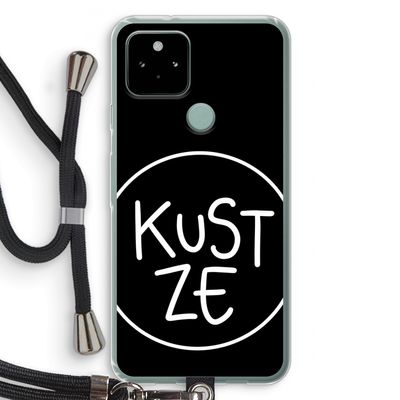 KUST ZE: Pixel 5 Transparant Hoesje met koord