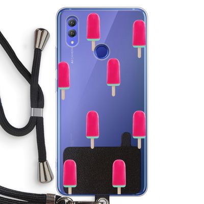 Waterijsje: Honor Note 10 Transparant Hoesje met koord