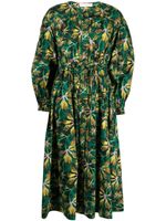 Ulla Johnson robe Adalie à imprimé floral - Vert