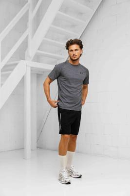 Under Armour Tech Textured Woven Zomerset Heren Grijs/Zwart - Maat L - Kleur: ZwartGrijs | Soccerfanshop
