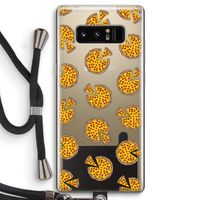 You Had Me At Pizza: Samsung Galaxy Note 8 Transparant Hoesje met koord