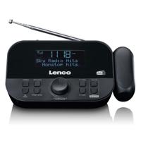 LENCO CR-615BK - DAB+ en FM radio met tijd projectie - Zwart