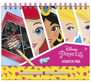 Totum Disney Princes Scratch Book