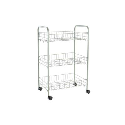 Serveringsvagn DKD Home Decor Groen Metaal Polypropyleen 40 x 26 x 62 cm