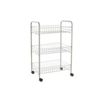 Serveringsvagn DKD Home Decor Groen Metaal Polypropyleen 40 x 26 x 62 cm