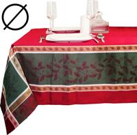 Tafelkleed Oliver d180 cm rood/groen Unique Living - Unique living