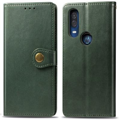 Retro effen kleur lederen gesp mobiele telefoon bescherming lederen draagtas met Lanyard & fotolijstjes & kaartsleuf & portemonnee & beugel functie vo