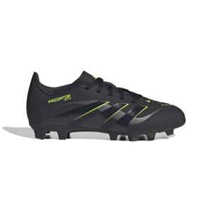 adidas Predator Club Gras / Kunstgras Voetbalschoenen (MG) Kids Zwart Donkergrijs Neongeel