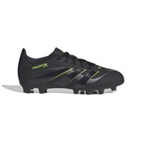 adidas Predator Club Gras / Kunstgras Voetbalschoenen (MG) Kids Zwart Donkergrijs Neongeel