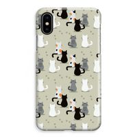 Katten: iPhone XS Max Volledig Geprint Hoesje