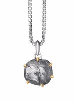 David Yurman pendentif Gemini en or 18ct et argent sterling (33 mm)