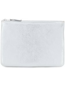 Comme Des Garçons Wallet porte-monnaie zippé - Métallisé