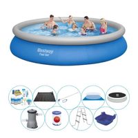 Bestway Fast Set Rond 457x84 cm - Deluxe Zwembad Pakket - thumbnail