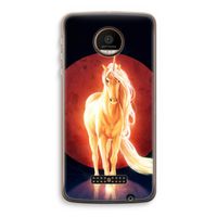 Last Unicorn: Motorola Moto Z Force Transparant Hoesje