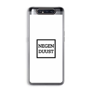Negenduust vierkant: Samsung Galaxy A80 Transparant Hoesje